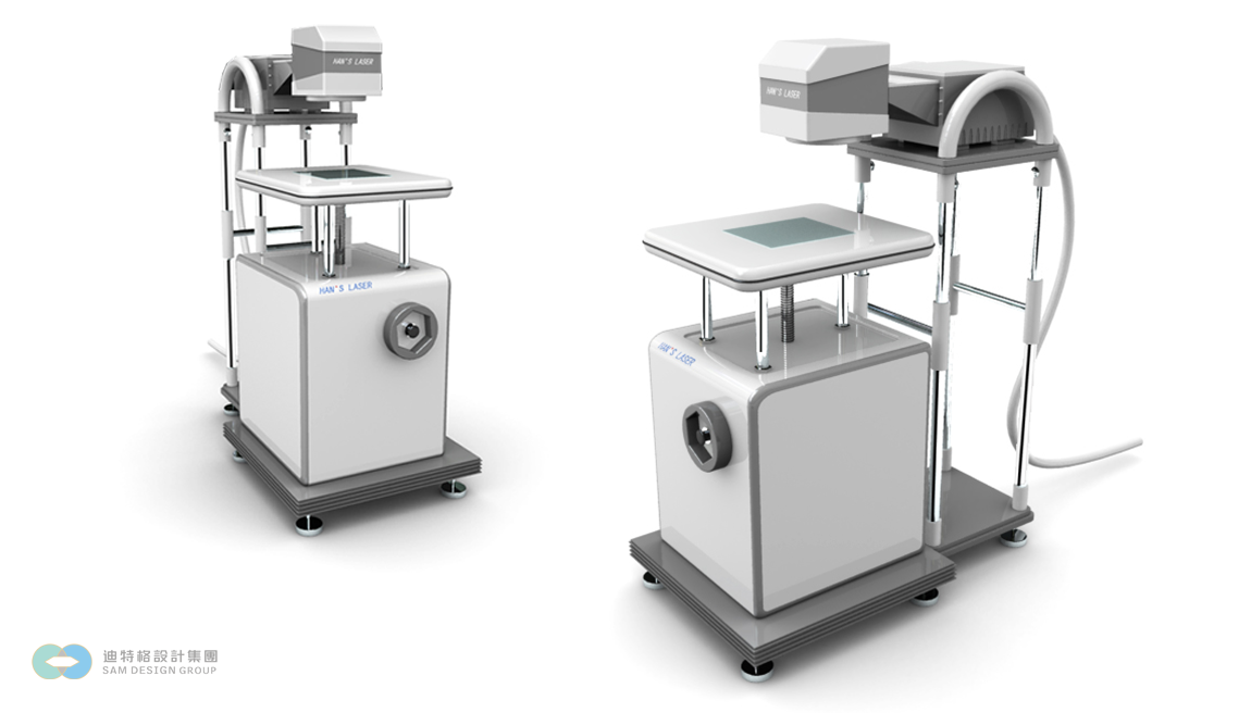 激光雕刻機外觀設計效果圖